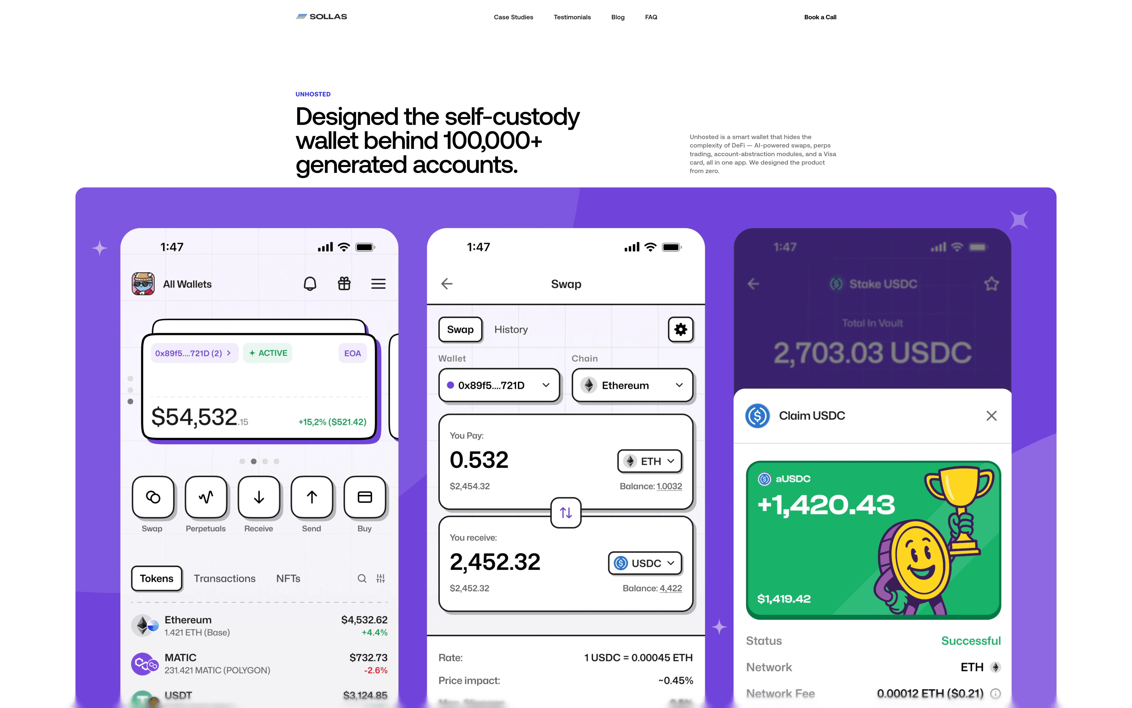 sollas.co: Case study page