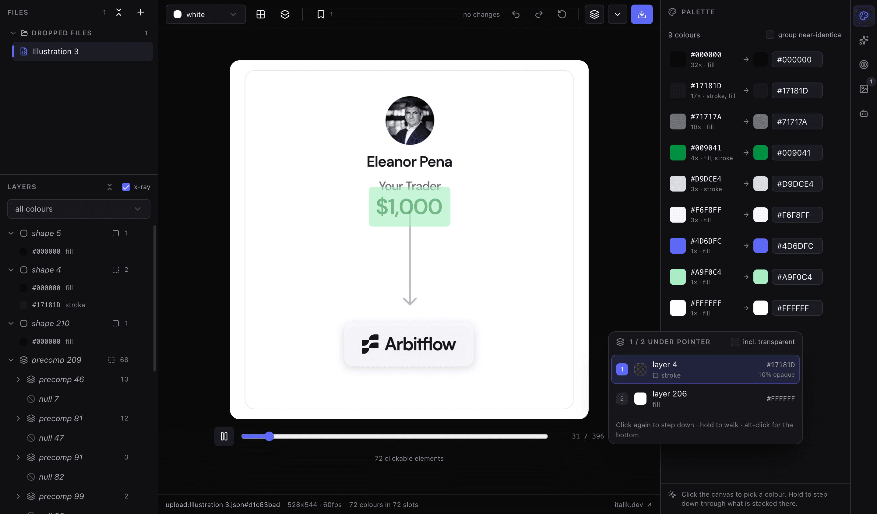 Lottie Theme: Editor